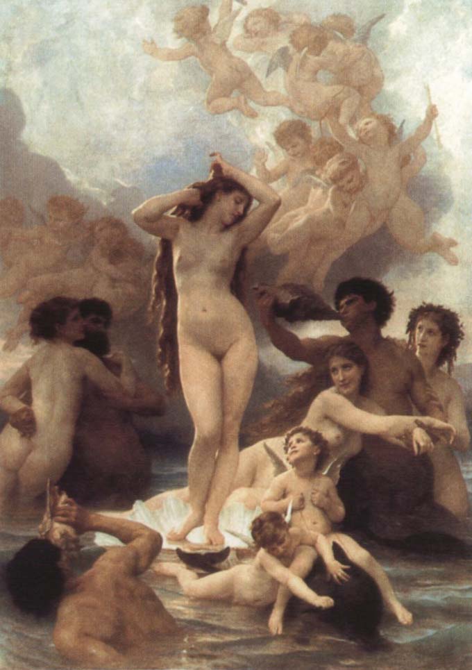 Adolphe William Bouguereau The Birth of Venus